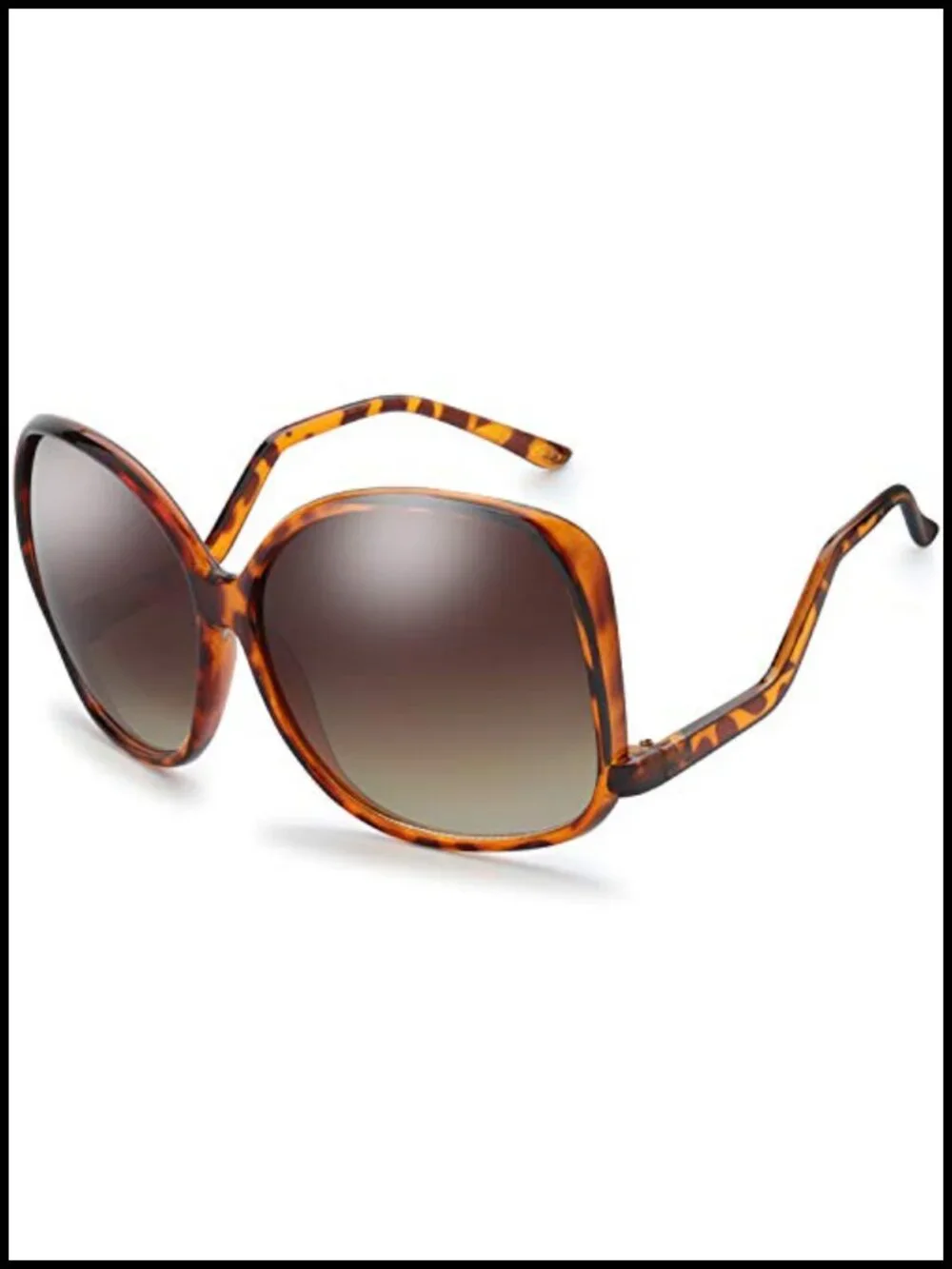 Oversized Cat Eye Hybrid Butterfly Sunglasses with UV Protection
